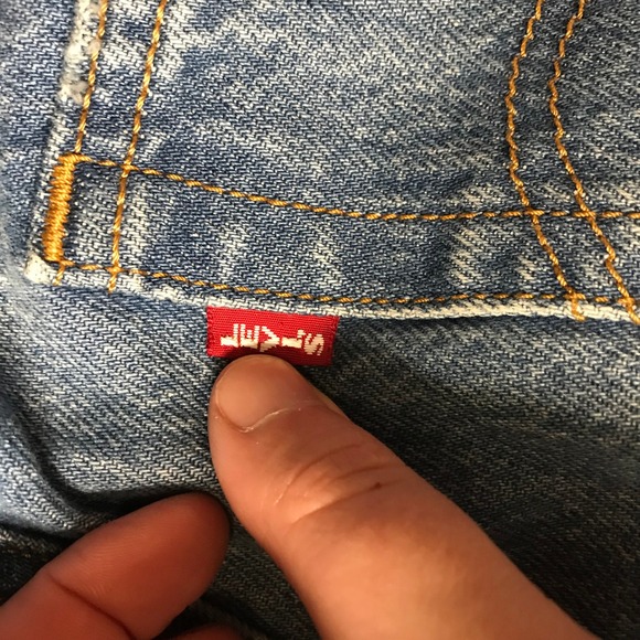 Levi's Wedgie Fit Straight Leg Jeans Women's Size 29 Blue Denim - Picture 10 of 10